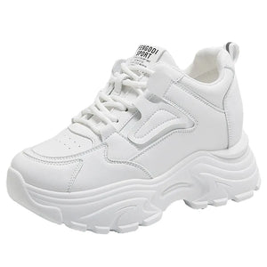 White Cloud Platform Sneakers - White Women streetwear sneakers